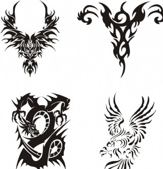 中国传统吉祥纹样民族图腾剪纸