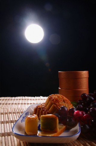 天猫中秋节月亮背景