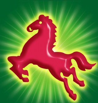 马到成功写意背景